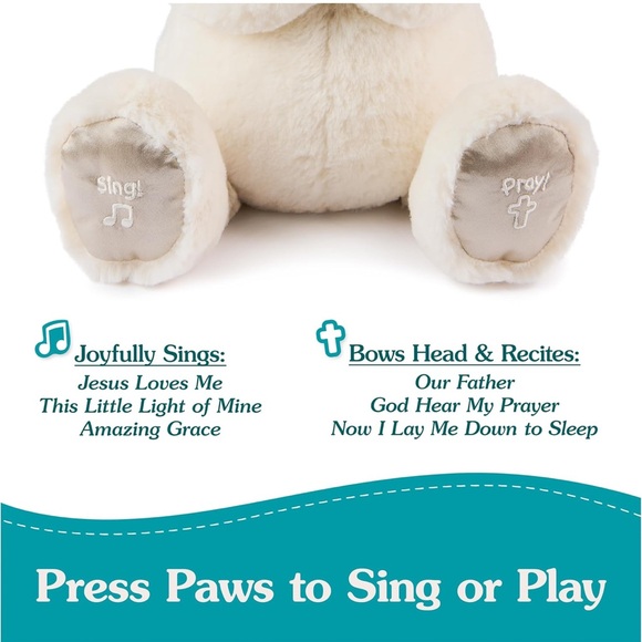 Gund Animated Goodnight Prayer Bear - Picture 8 of 9